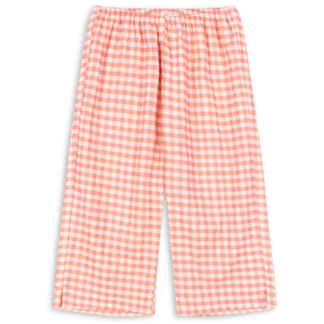 Konges Sløjd Peach Blossom Check RHW X KS Bella Bukser GOTS