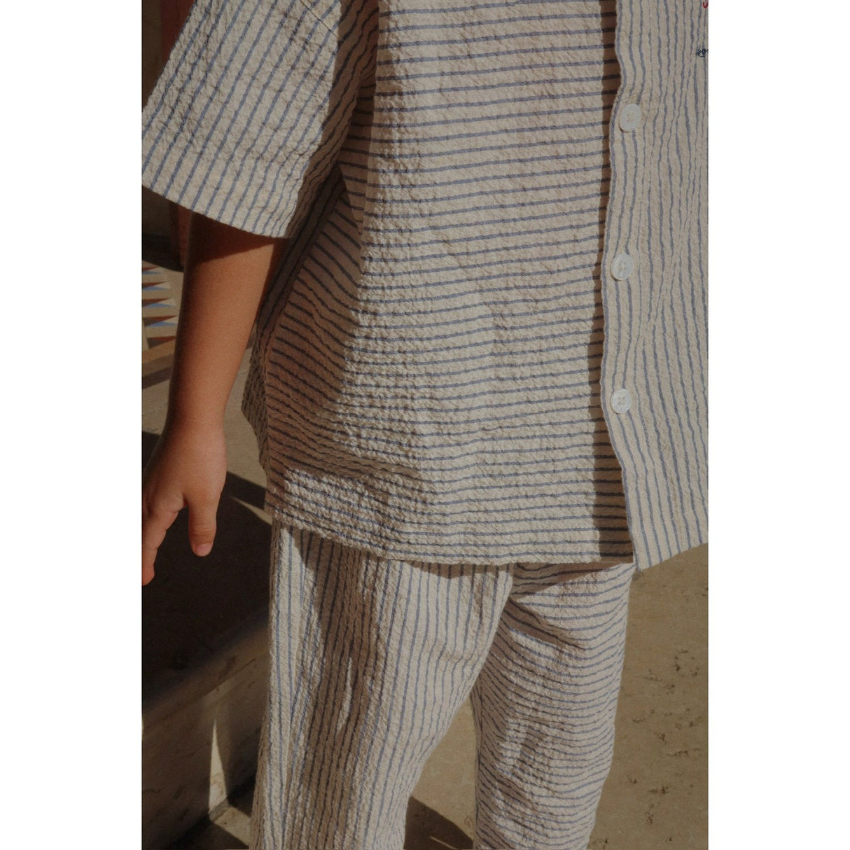 Konges Sløjd Stripe Bluie RHW X KS Duo Skjorte GOTS