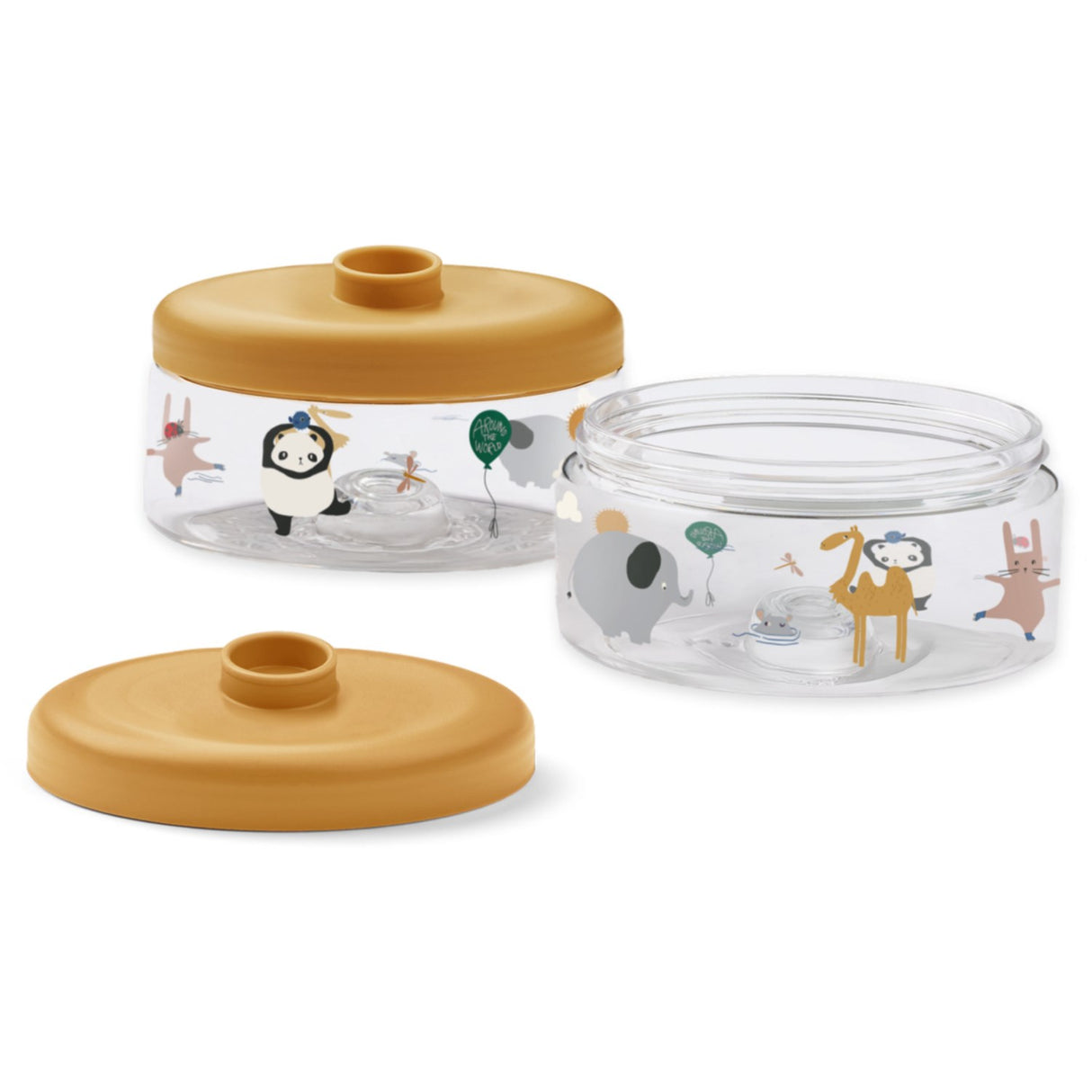 LIEWOOD Around The World / Sandy Dominique Baby Food Tritan Boxes 500 Ml 2-Pak