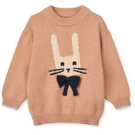 LIEWOOD Rabbit / Pale Tuscany Orlane Embroidery Strik Jumper