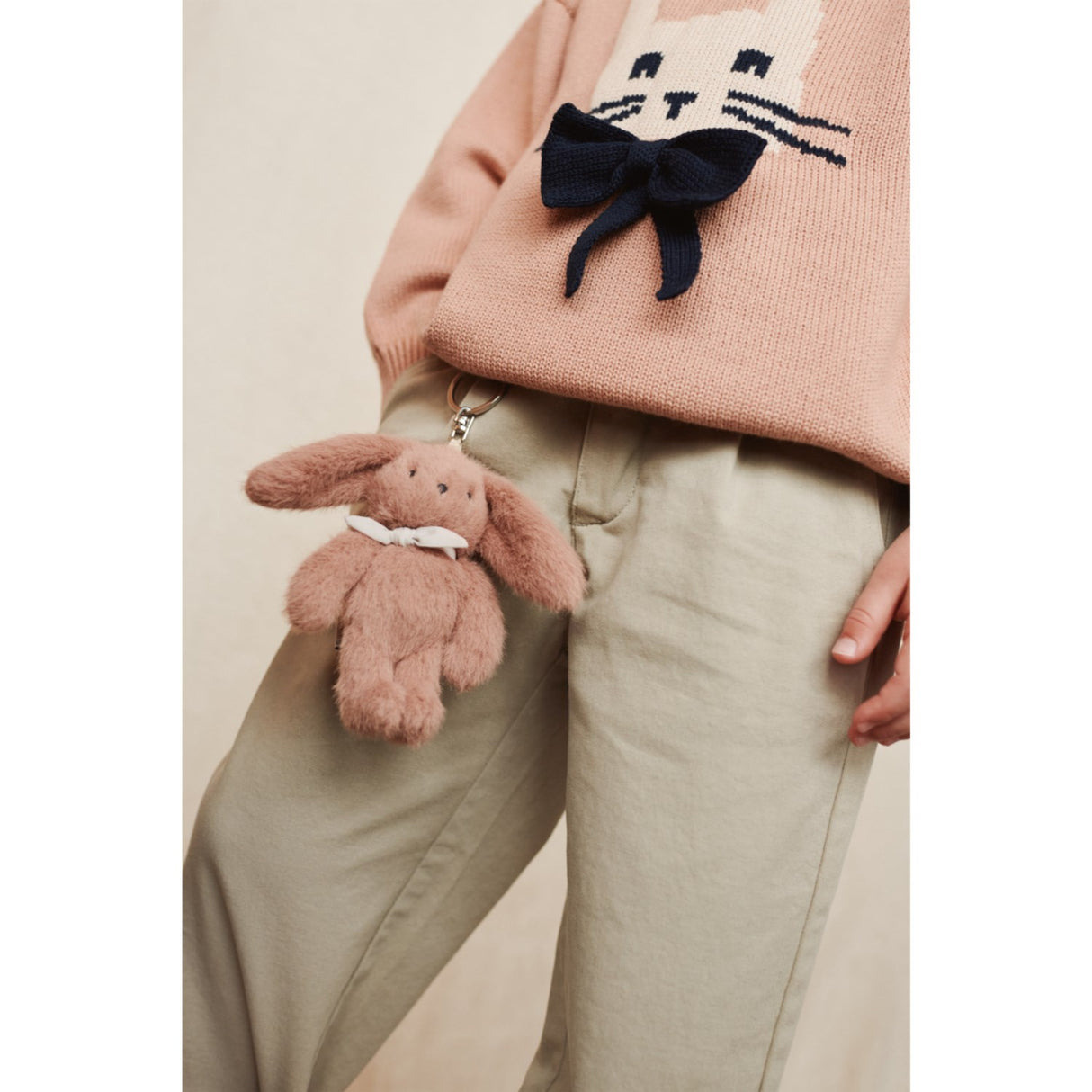 LIEWOOD Rabbit / Pale Tuscany Orlane Embroidery Strik Jumper