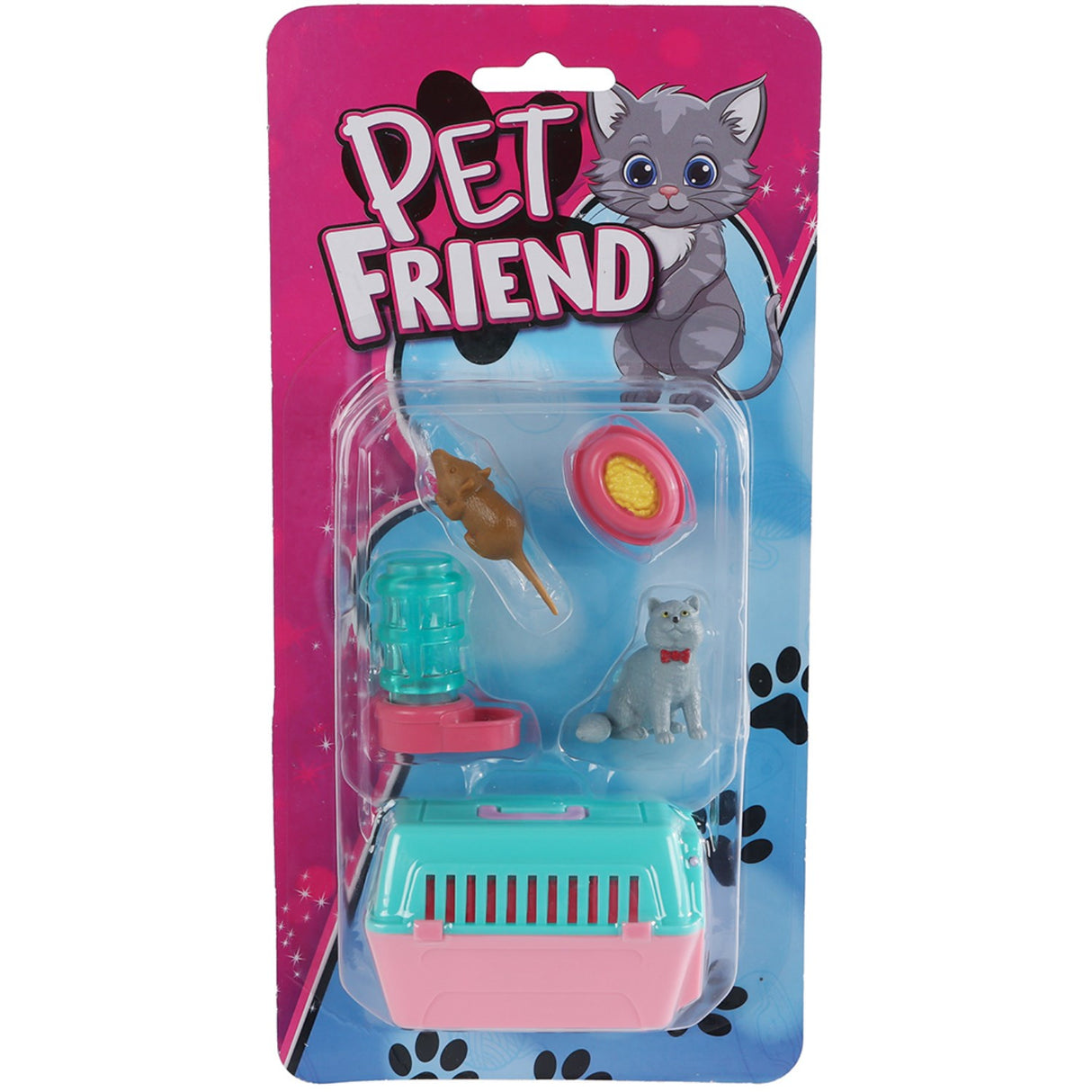 Pocket Money Kat Og Transportkasse Med Tilbehør Assorted