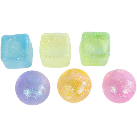 Pocket Money Squeeze Suger Ball And Square 6 Cm Assorted
