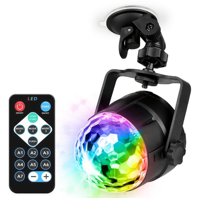 Music Party Light med Lydaktiveret Flerfarvet LED-lys