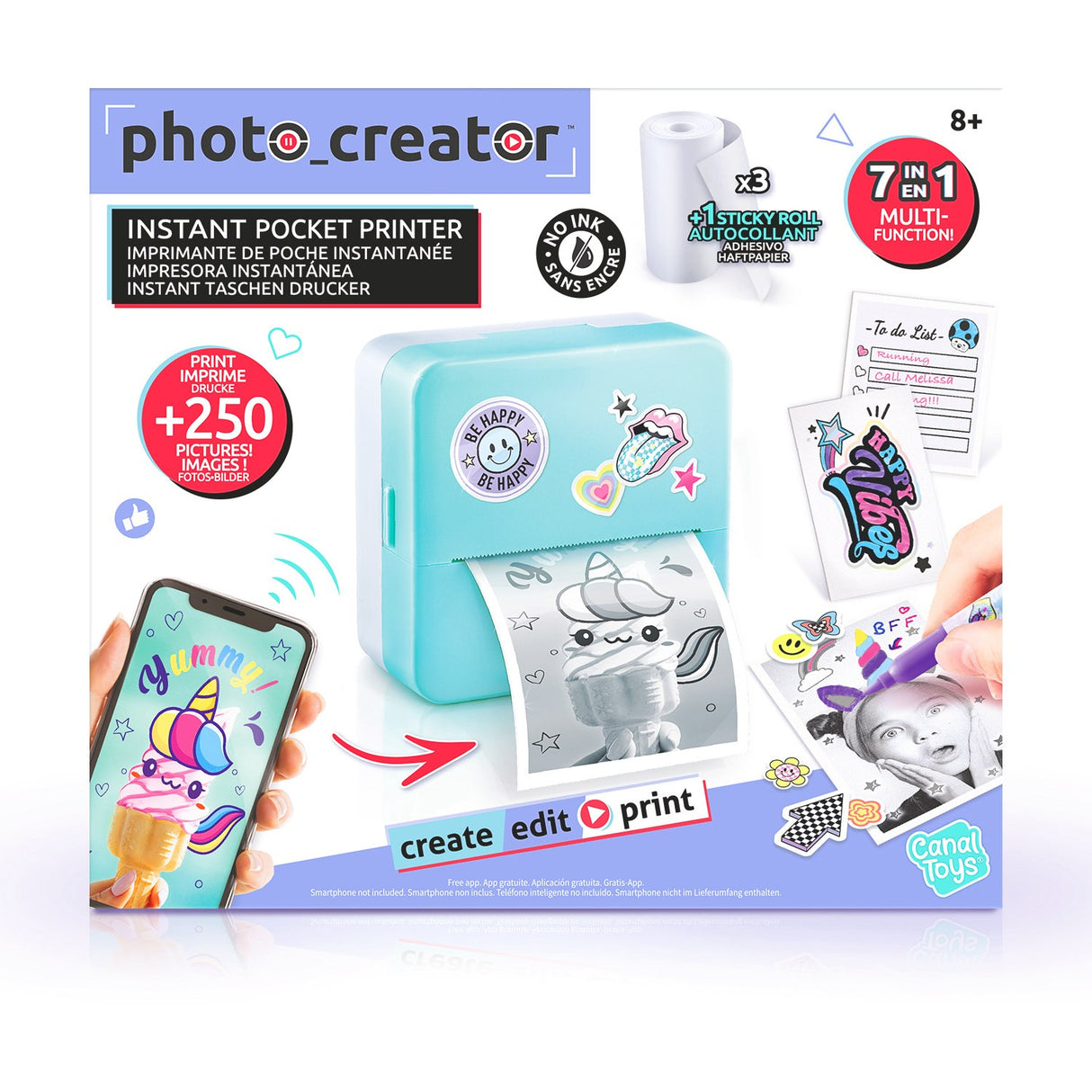 Studio Creator Photo Creator Instant Lommeprinter