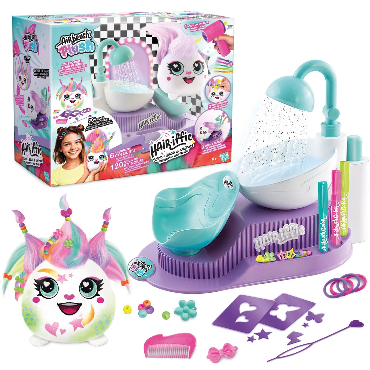 Airbrush Plush Hair-Iffic Hair Frisørsalon