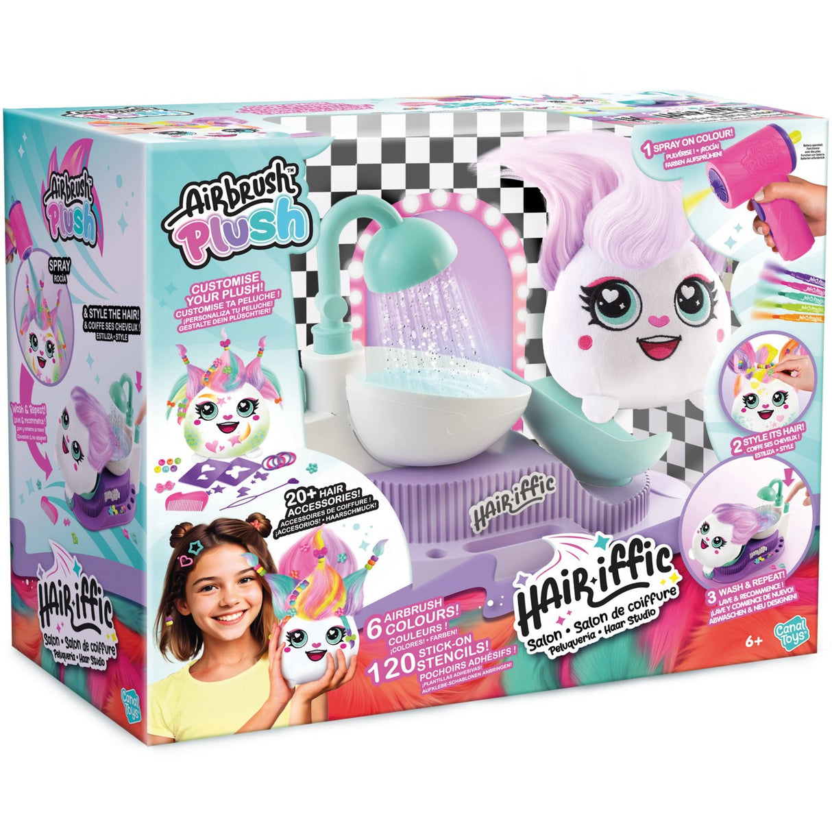 Airbrush Plush Hair-Iffic Hair Frisørsalon