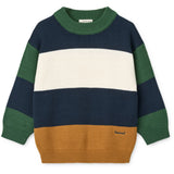LIEWOOD Classic Navy Multi Mix Orlane Stripe Strik Jumper