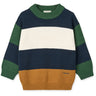 LIEWOOD Classic Navy Multi Mix Orlane Stripe Strik Jumper