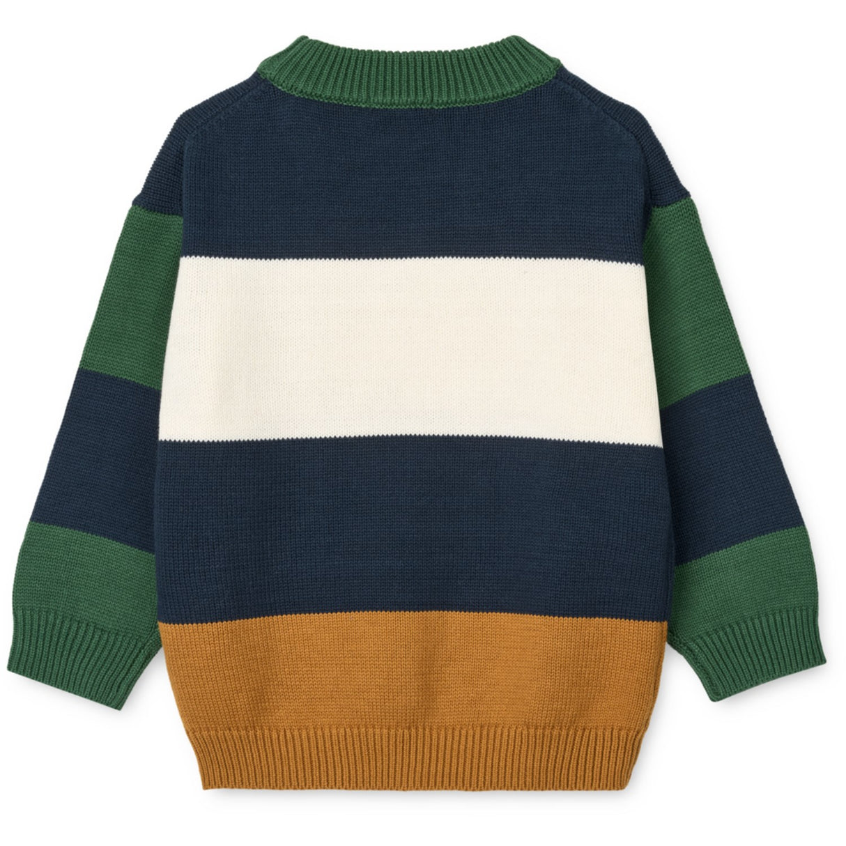 LIEWOOD Classic Navy Multi Mix Orlane Stripe Strik Jumper