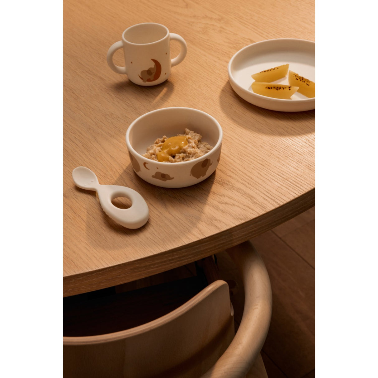 LIEWOOD Elephant / Creme De La Creme Vivi Printed Tableware Sæt