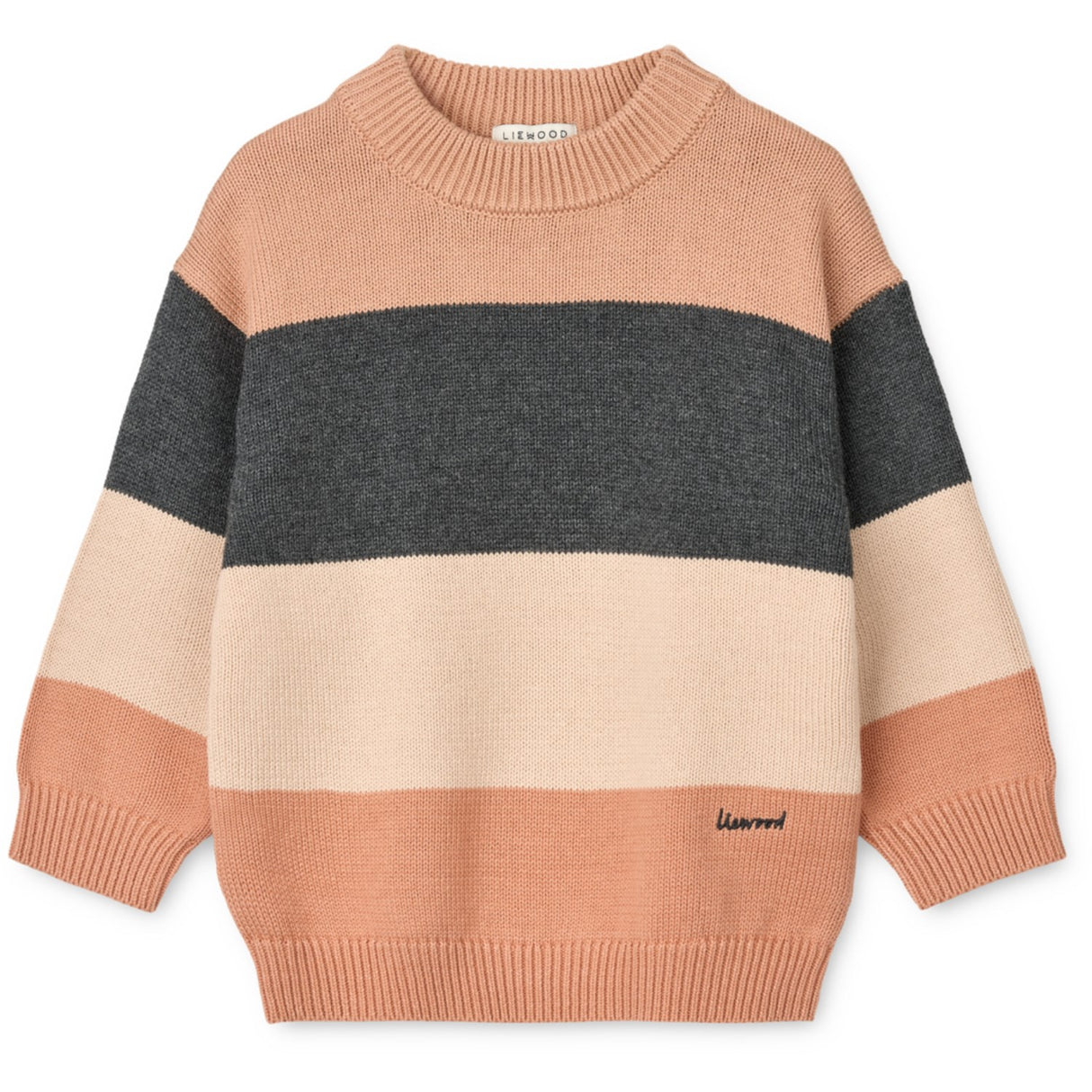 LIEWOOD Pale Tuscany Multi Mix Orlane Stripe Strik Jumper
