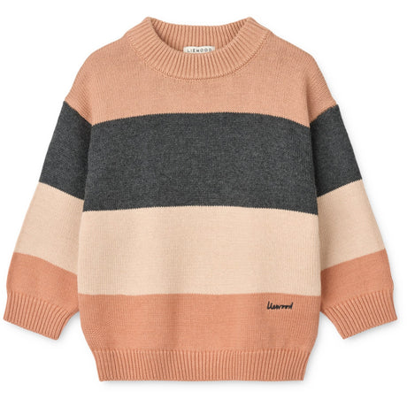 LIEWOOD Pale Tuscany Multi Mix Orlane Stripe Strik Jumper