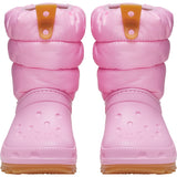Crocs Pink Tweed/Gum Classic Neo Puff Støvle