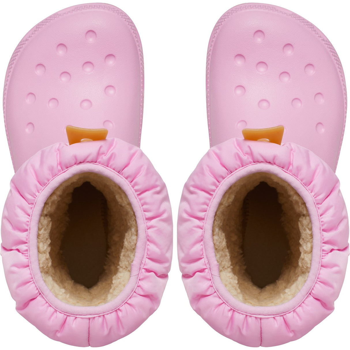 Crocs Pink Tweed/Gum Classic Neo Puff Støvle