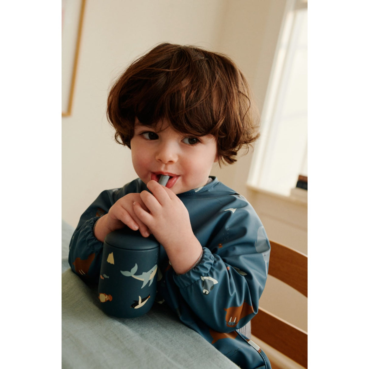 LIEWOOD Arctic Sea / Ocean View Merle Printed Cape Hagesmæk