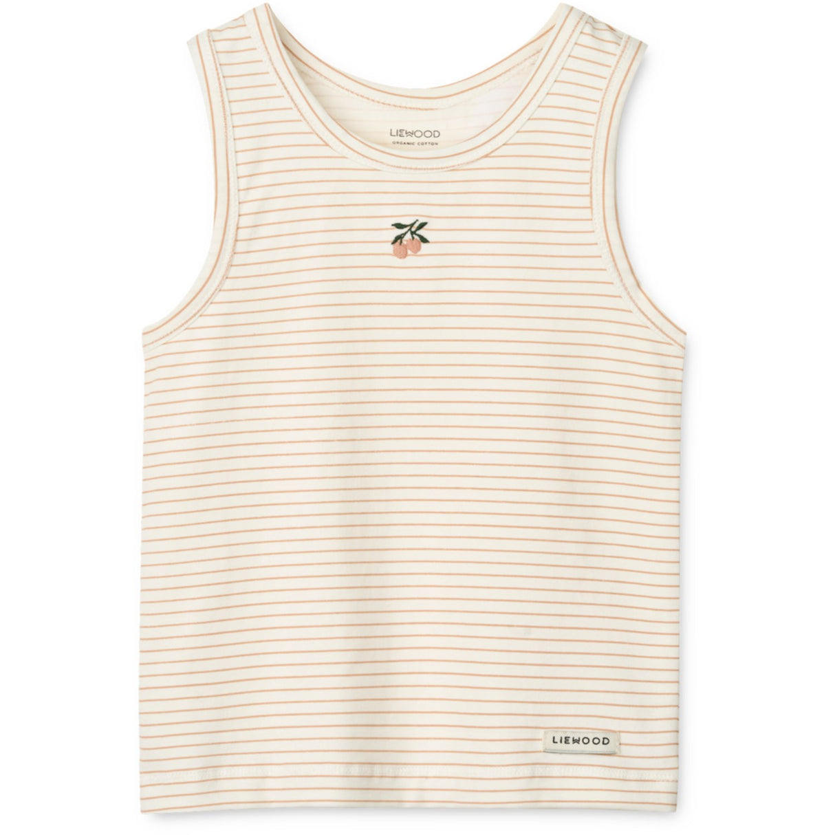 LIEWOOD Mini Peach Sea Shell / Stripe Mix Faris Printed Tank Top 2-Pak