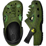 Crocs Black Classic IAM Scary Dino Clog