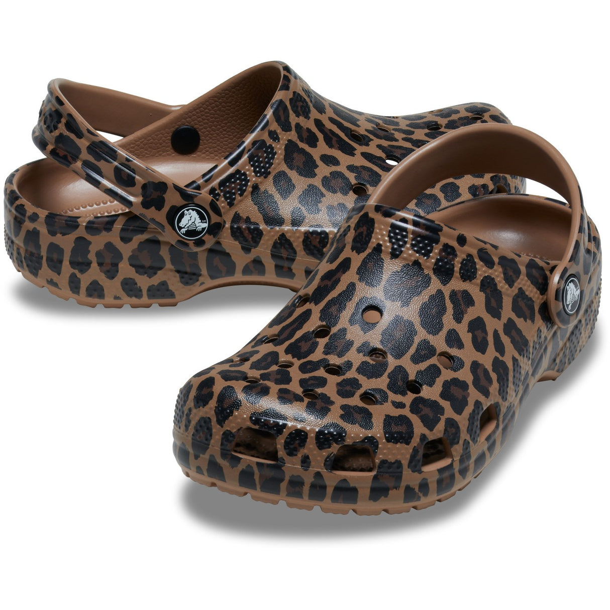 Crocs Sepia/Leopard Classic Animal Clog