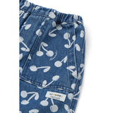 LIEWOOD Cherry Blossom / Medium Blue Denim Cesar Printed Denim Bukser
