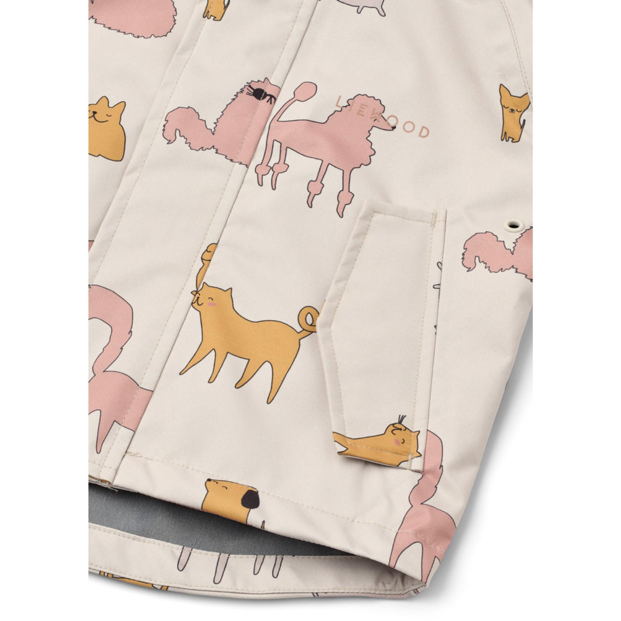 LIEWOOD Cats And Dogs / Sandy Manu Regntøj Sæt