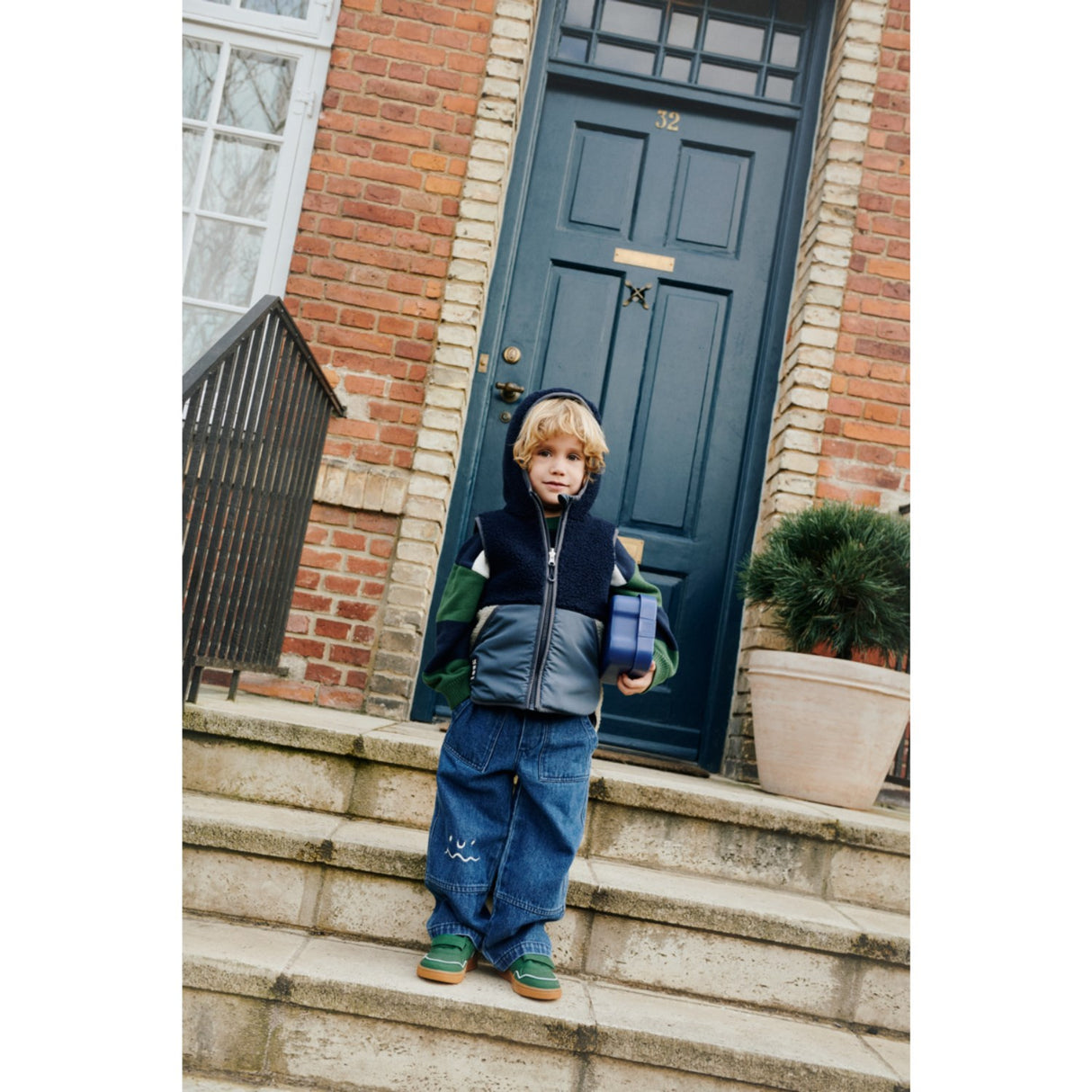 LIEWOOD Medium Blue Denim Cesar Placement Denim Bukser