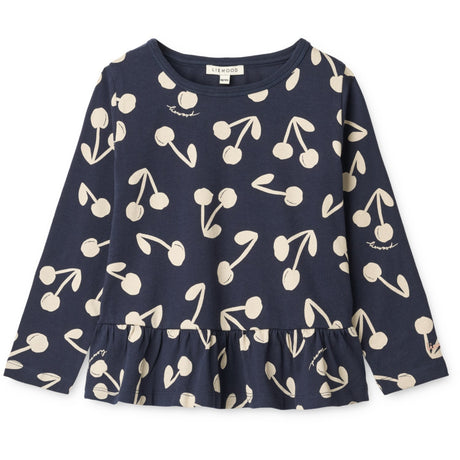 LIEWOOD Cherry Blossom / Classic Navy Margit Printed Bluse