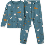 LIEWOOD Arctic Sea / Ocean View Wilhelm Printed Pyjamas Sæt
