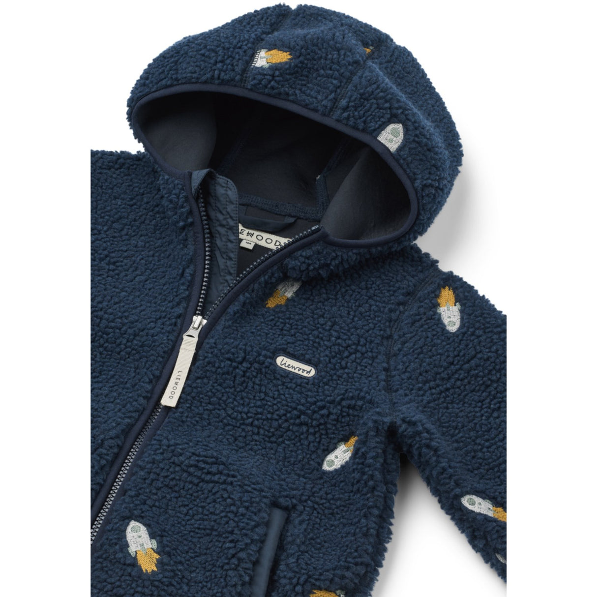LIEWOOD Rocket / Classic Navy / Embroidery Mara Pile Jakke