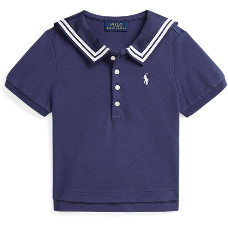 Polo Ralph Lauren Boathouse Navy W/ White Girl Polo T-Shirt