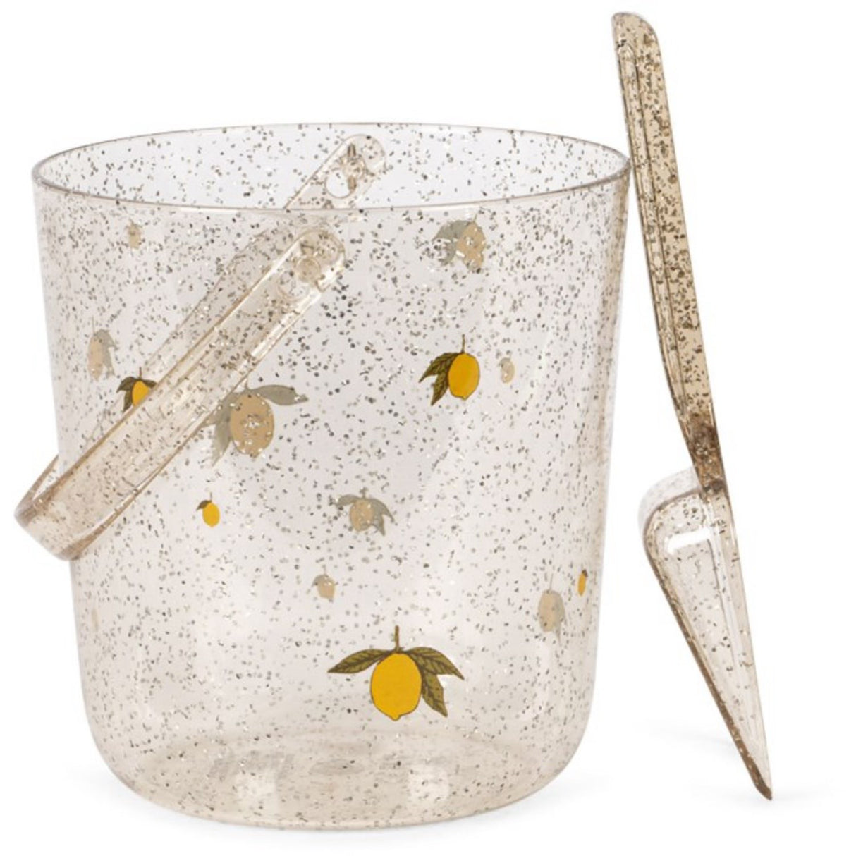 Konges Sløjd Lemon Glitter Spand og Skovl Print