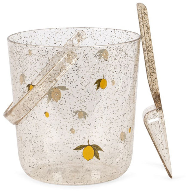 Konges Sløjd Lemon Glitter Spand og Skovl Print