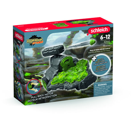 Schleich Stone Jet Køretøj Med Mini-Kreatur