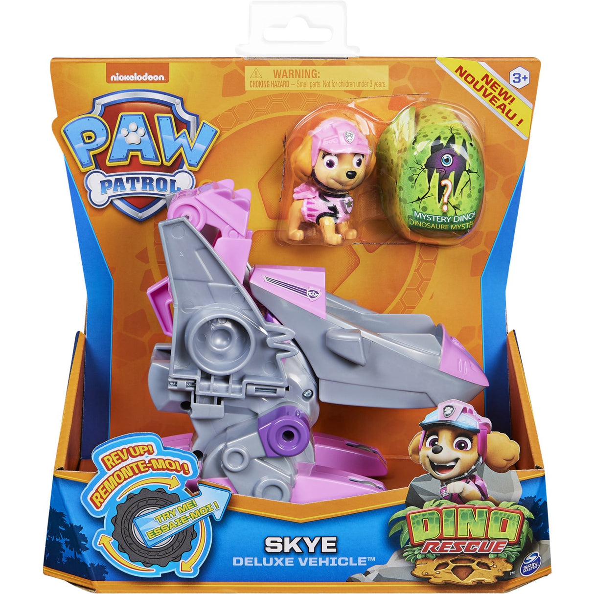 Paw Patrol Dino Deluxe Køretøj Skye