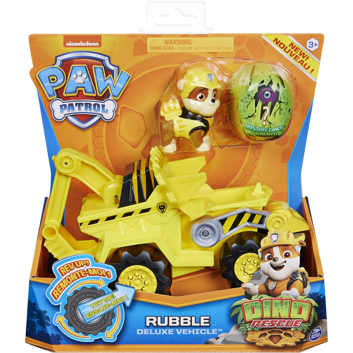 Paw Patrol Dino Køretøj Med Rubble