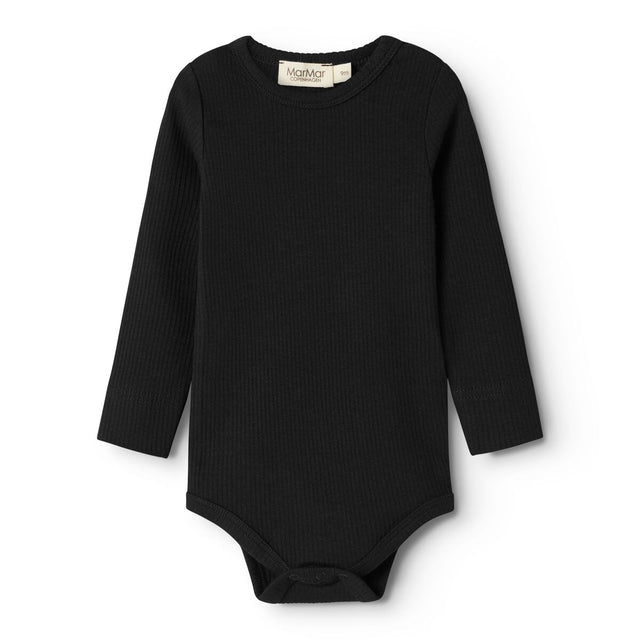 MarMar Modal Black Plain Body LS