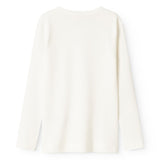 MarMar Modal Gentle White Plain Bluse