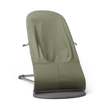 BabyBjörn Dark Green Skråstol Bliss - Vævet, Blomsterbladsquilt