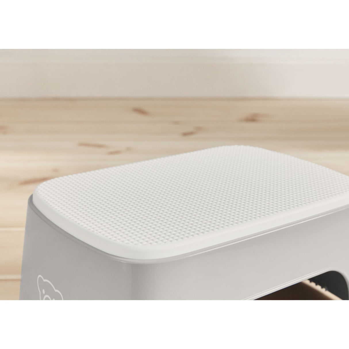 BabyBjörn Grey/White Børnetaburet