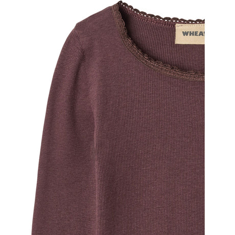 Wheat Fudge Rib Bluse Reese