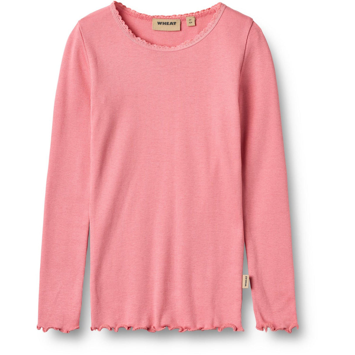 Wheat Soft Pink Rib Bluse Reese