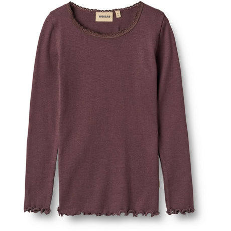 Wheat Fudge Rib Bluse Reese