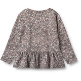 Wheat Purple Stone Flowers Bluse Carolina