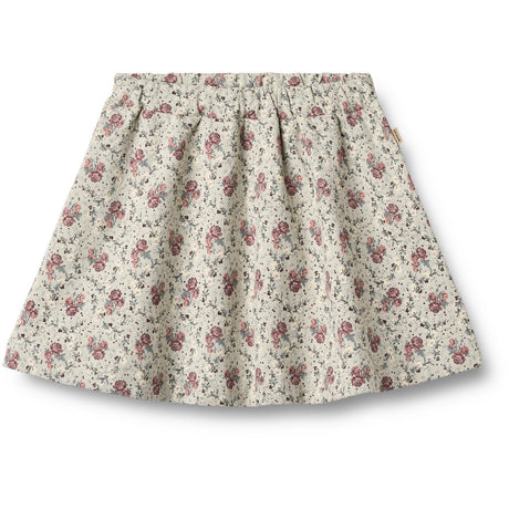 Wheat Slightly Green Flowers Sweat Nederdel Manuella