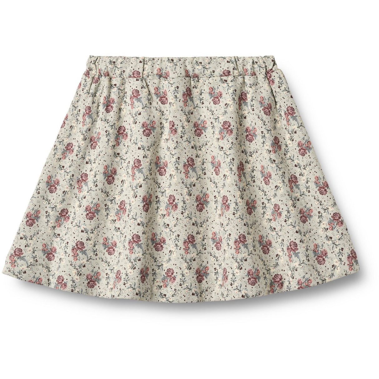 Wheat Slightly Green Flowers Sweat Nederdel Manuella