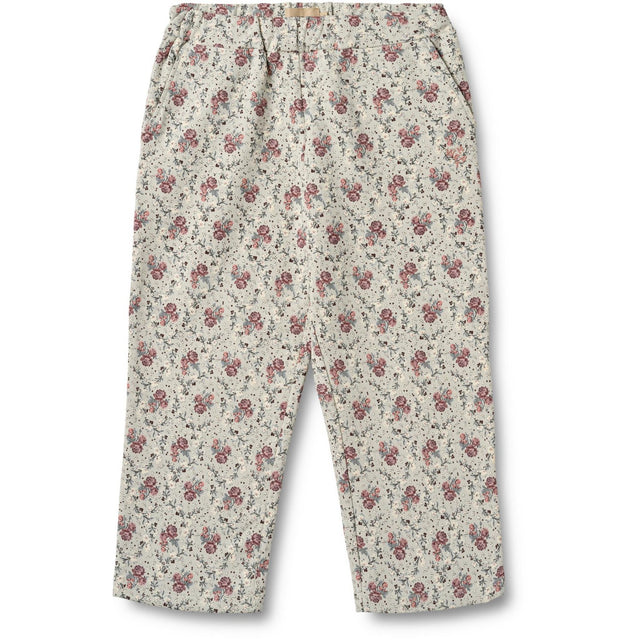 Wheat Slightly Green Flowers Sweatpants Eline