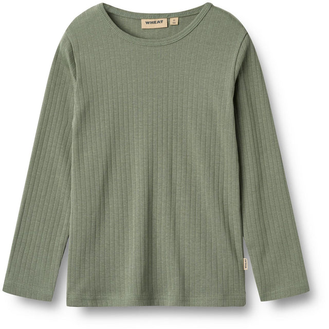 Wheat Dusty Green Bluse Stig