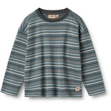 Wheat Blue Multi Stripe Bluse Hans