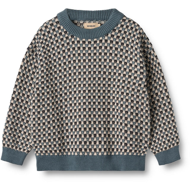 Wheat Stormy Weather Jaquard Pullover Flores