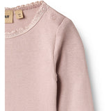 Wheat Soft Lilac Rib Bluse Reese